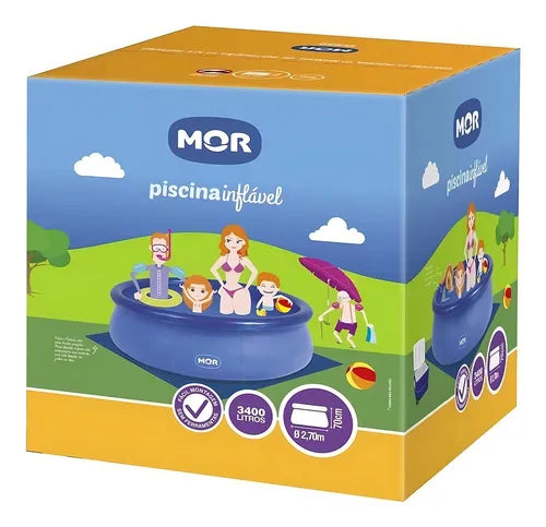 Piscina Inflável Redonda 3400 Litros Fun - Mor