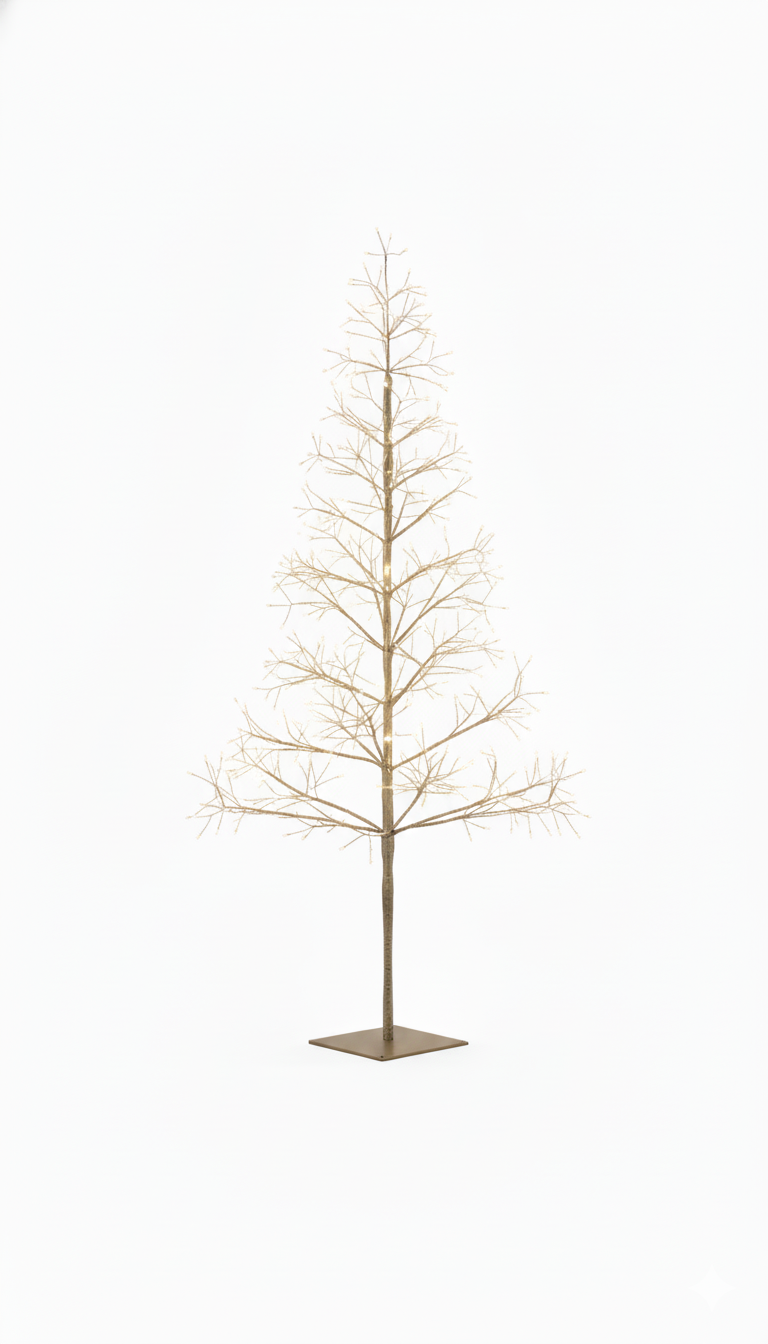 Árvore Fio de Fada Bivolt | 2000 LEDs Branco Quente – 1,8m 110/220W🎄