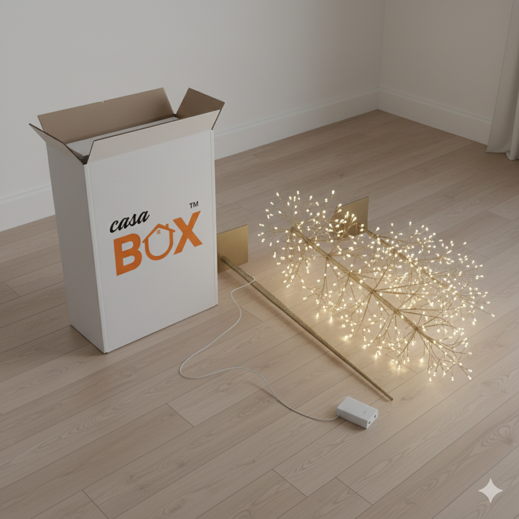 Árvore Fio de Fada Bivolt | 2000 LEDs Branco Quente – 1,8m 110/220W🎄