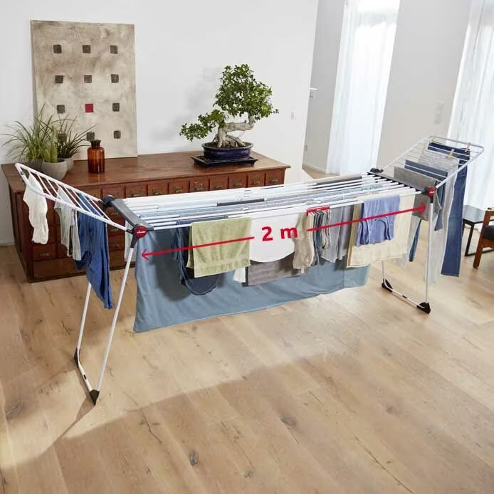 Estendal Extensível Vileda Infinity Flex | Até 30m de Secagem, Abre até 2,05m e Super Resistente