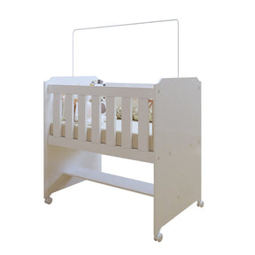Mini berço 100% MDF com Colchão Yescasa Branco