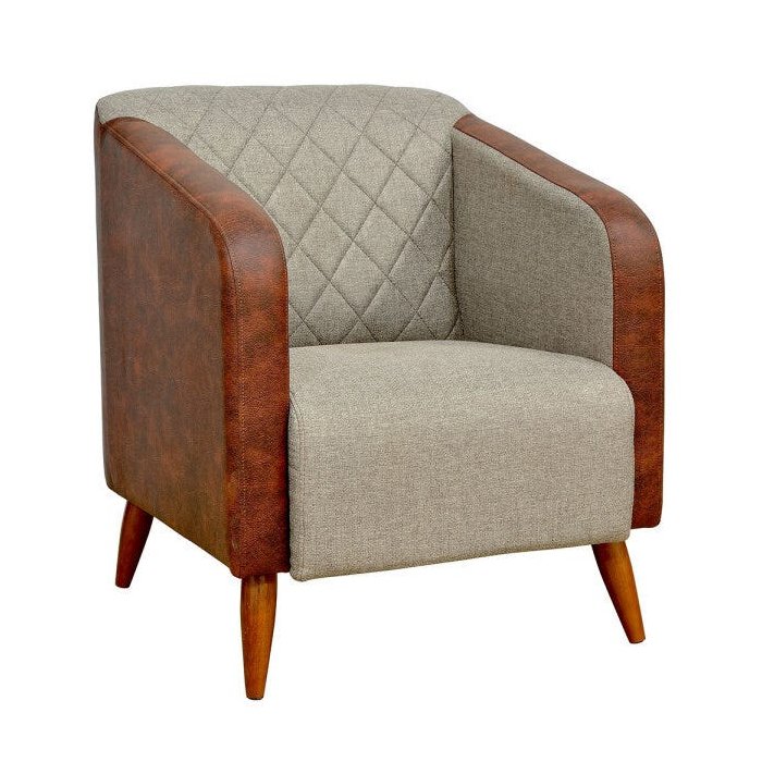 Kit 2 Poltronas Cadeira Decorativa Silmara Luxo Composê para Sala Estar Escritório Espera Recepção