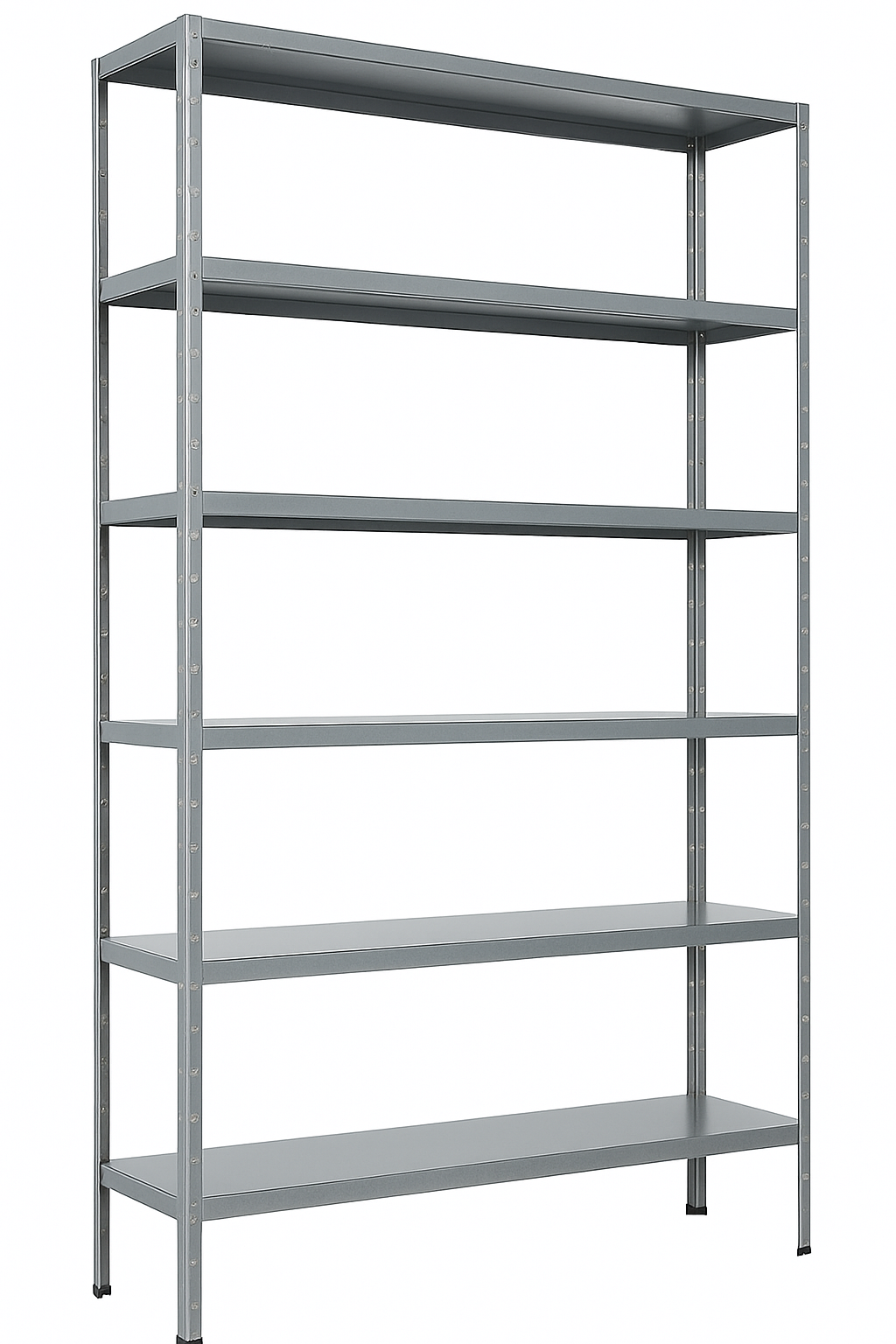 Estante Armário De Aço 6 Bandejas 90cm Cinza Suporta 150kg