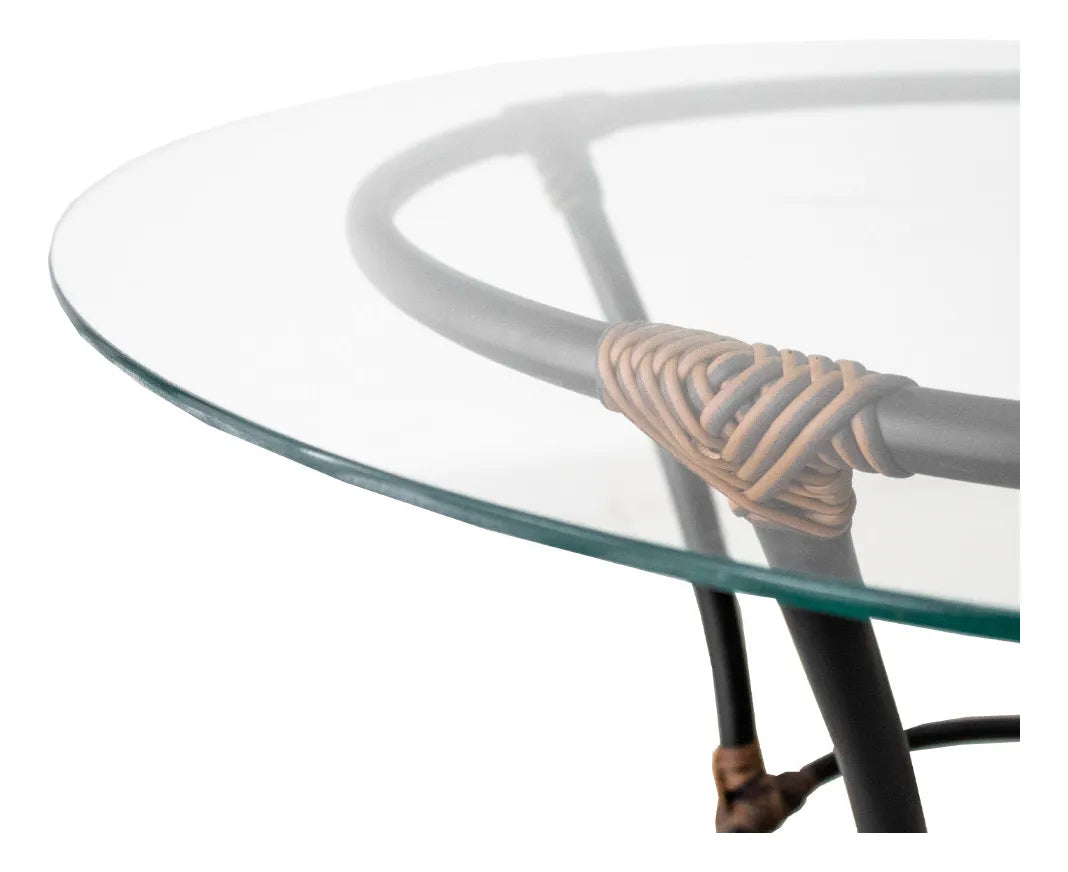 Jogo De Mesa 4 Cadeiras Happy Hour Para Área Externa Estrutura Argila