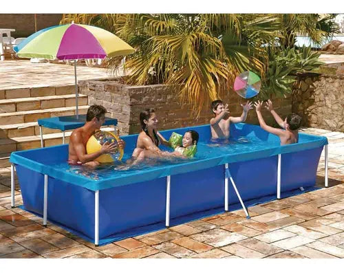 Piscina Retangular 3000 Litros Estruturada Mor Cor Azul