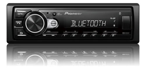 Pioneer MVHS235BT som automotivo usb bluetooth 5.0 rádio fm potência 4x23w rms