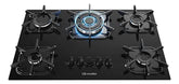 Cooktop Mueller 5 Bocas Preto | Tripla Chama, Design Moderno e Máxima Potência 127/220V