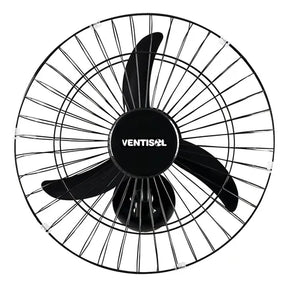 Ventilador de Parede Ventisol 50cm | Potência 130W, 3 Pás, Oscilante, Silencioso e Resistente