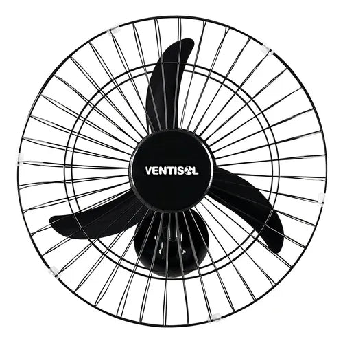 Ventilador de Parede Ventisol 50cm | Potência 130W, 3 Pás, Oscilante, Silencioso e Resistente