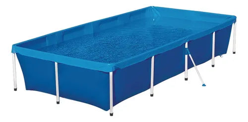 Piscina Retangular 3000 Litros Estruturada Mor Cor Azul