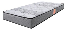 Colchão Solteiro Ortopédico Firme Espuma D33 88x188x17cm Cor Cinza BF Colchões