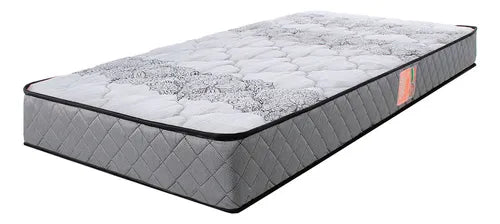 Colchão Solteiro Ortopédico Firme Espuma D33 88x188x17cm Cor Cinza BF Colchões