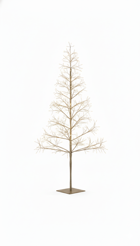 Árvore Fio de Fada Bivolt | 2000 LEDs Branco Quente – 1,8m 110/220W🎄