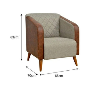 Kit 2 Poltronas Cadeira Decorativa Silmara Luxo Composê para Sala Estar Escritório Espera Recepção